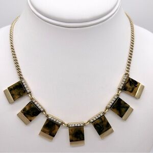 J. Crew Tortoise Jeweled Necklace